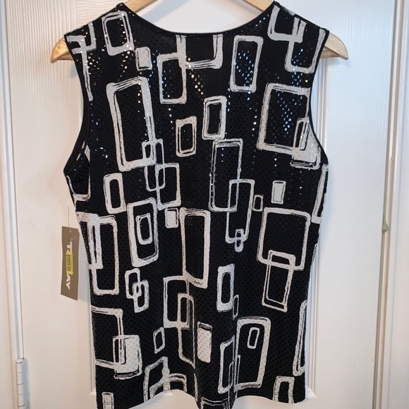 TanJay Geometrical Sequin Zip Up Business Casual Blazer & Tank Top Set Small - Picture 8 of 9